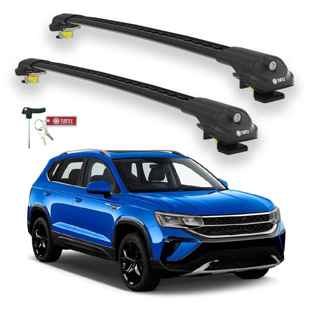 TURTLE Fits Volkswagen Taos 2021-2025 Roof Rack Air1 Black - 1