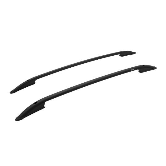 TURTLE Fits Volkswagen Tiguan (Ad/Bw) 2016-2023 Roof Rail Crown Black
