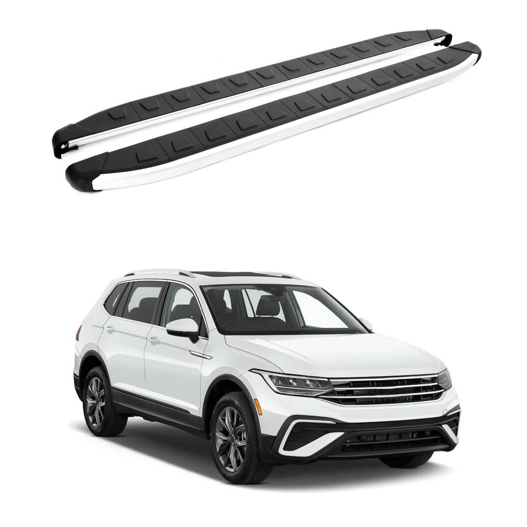 TURTLE Fits Volkswagen Tiguan (Ad/Bw) 2016-2023 Side Step Alyans Silver - 1