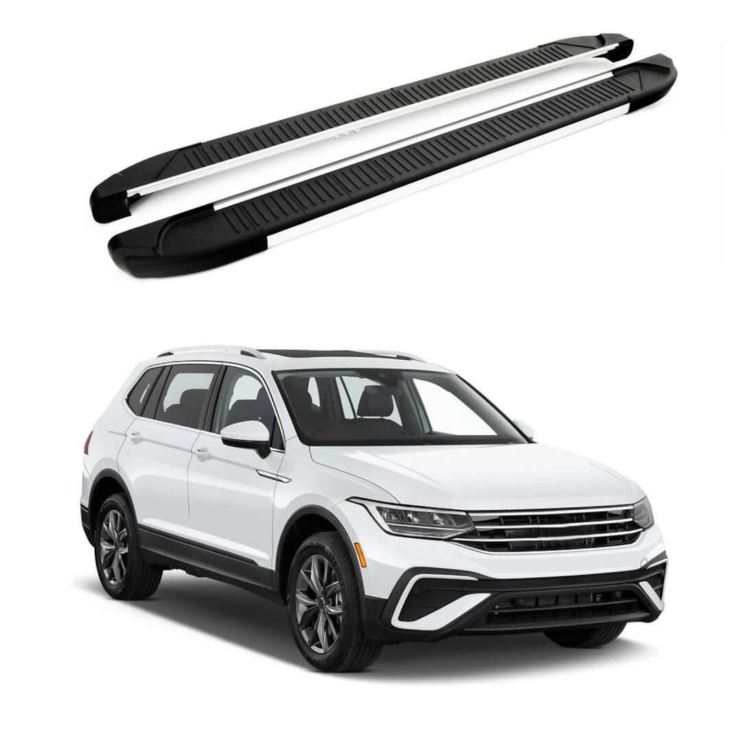 TURTLE Fits Volkswagen Tiguan (Ad/Bw) 2016-2023 Side Step Another Silver - 1