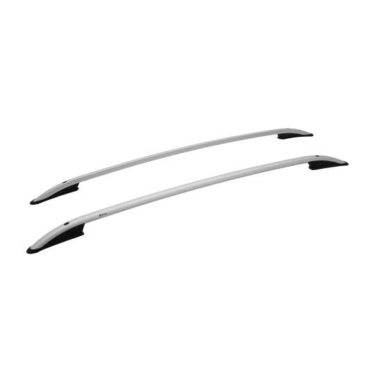 TURTLE Fits Volkswagen Touareg (7P) 2011-2018 Roof Rail Crown Silver
