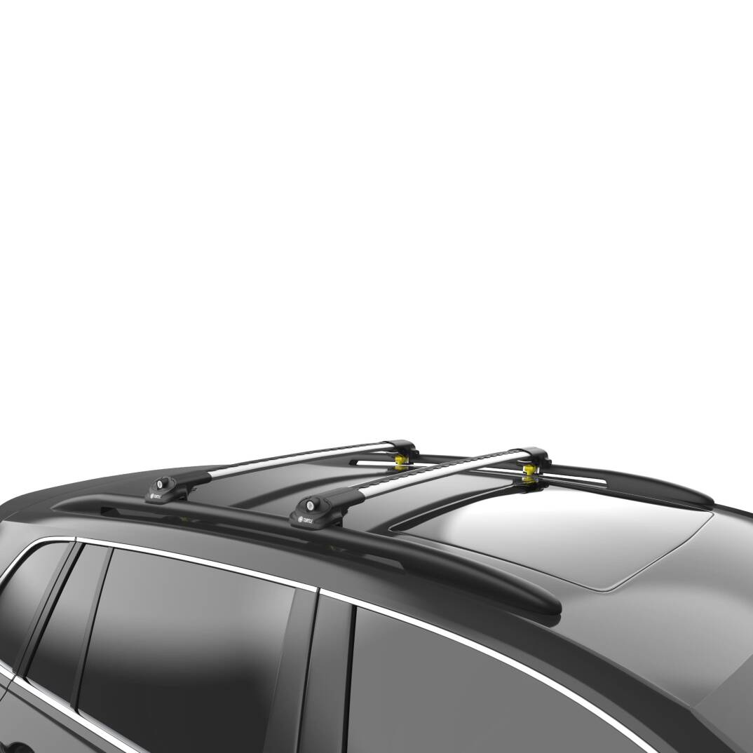 TURTLE Fits Volkswagen Tourmalinean (5T) 2015-2025 Roof Rack Air1 Silver - 2