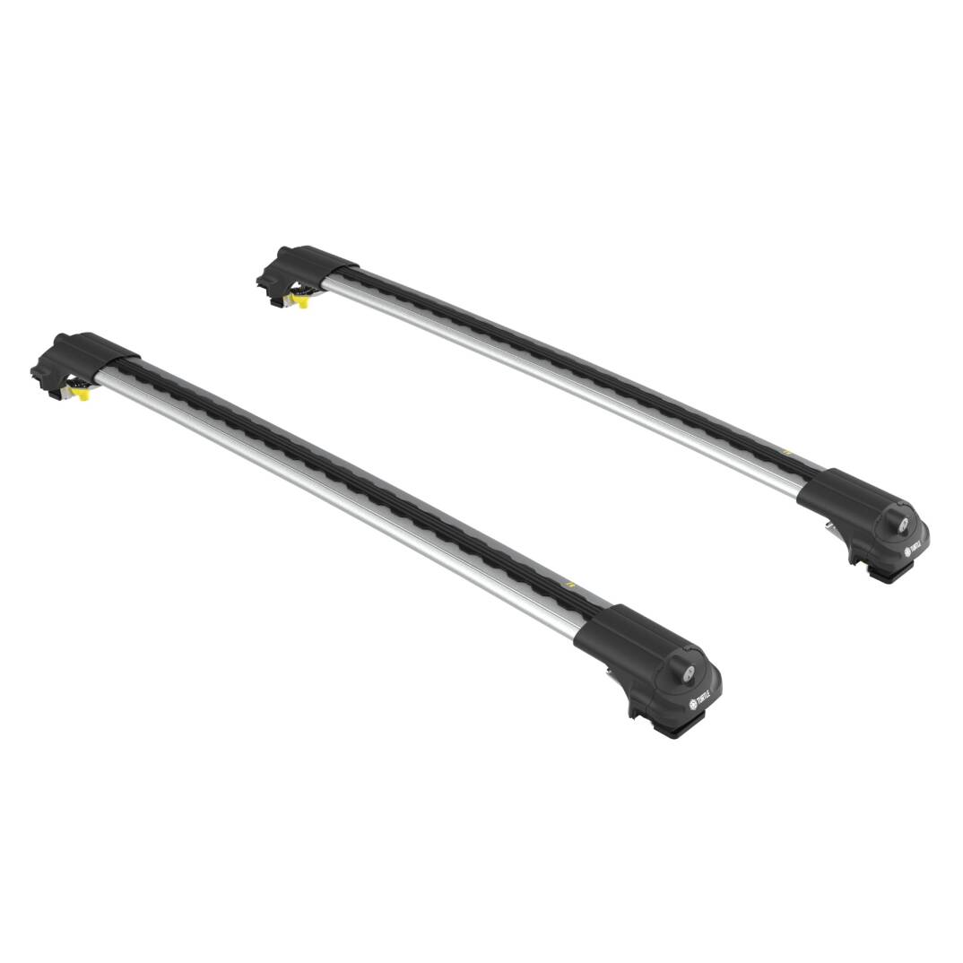 TURTLE Fits Volkswagen Tourmalinean (5T) 2015-2025 Roof Rack Air1 Silver - 5