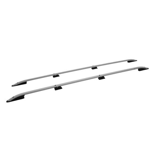 TURTLE Fits Volkswagen Transporter (T5) 2003-2015 / Lwb Roof Rail Crown Silver
