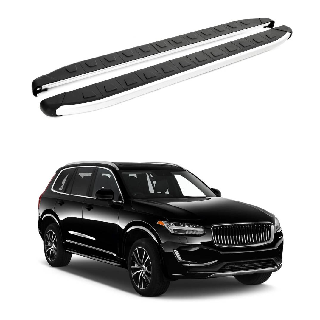 TURTLE Fits Volvo Xc90 2015-2025 Side Step Alyans Silver - 1