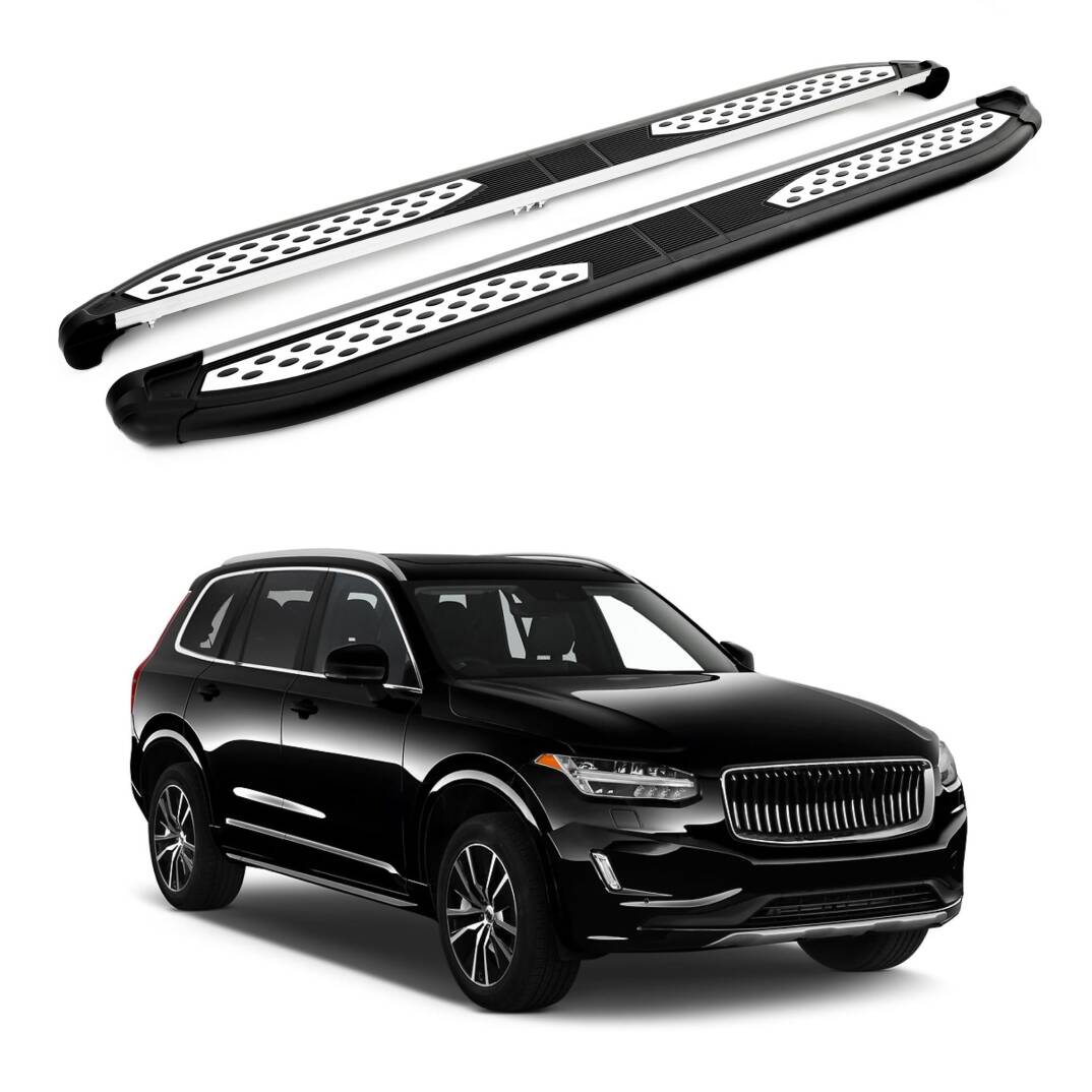 TURTLE Fits Volvo Xc90 2015-2025 Side Step Plus Black - 1