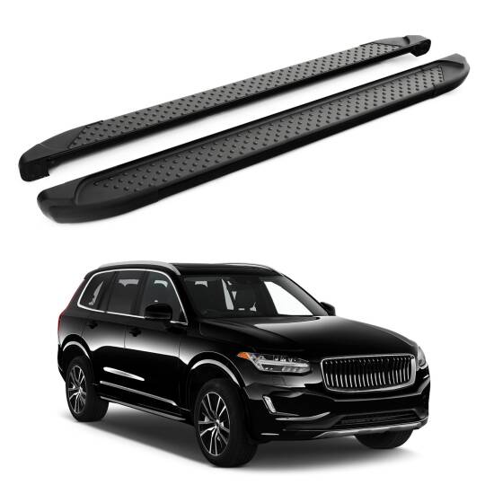 TURTLE Fits Volvo Xc90 2015-2025 Side Step Sapphire V1 Black - 1
