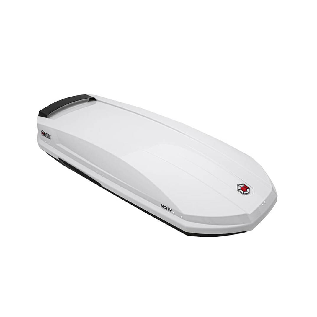 TURTLE Tirol 420L Roof Box Glossy White - 1