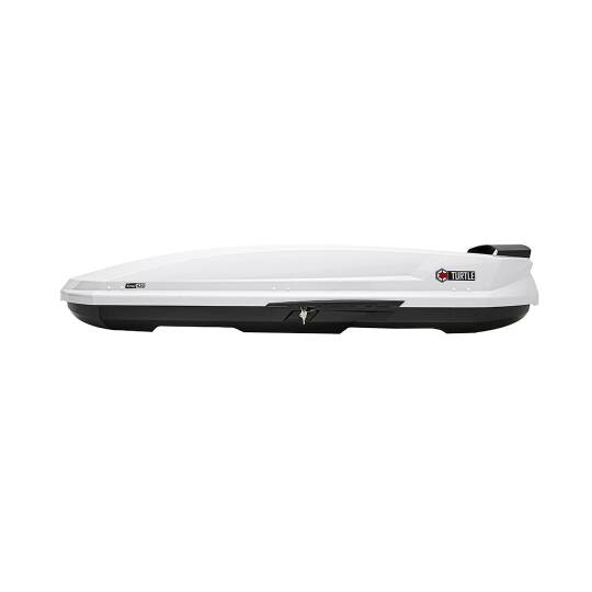 TURTLE Tirol 420L Roof Box Glossy White - 3