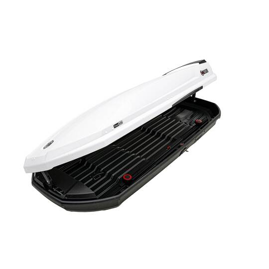 TURTLE Tirol 420L Roof Box Glossy White - 5
