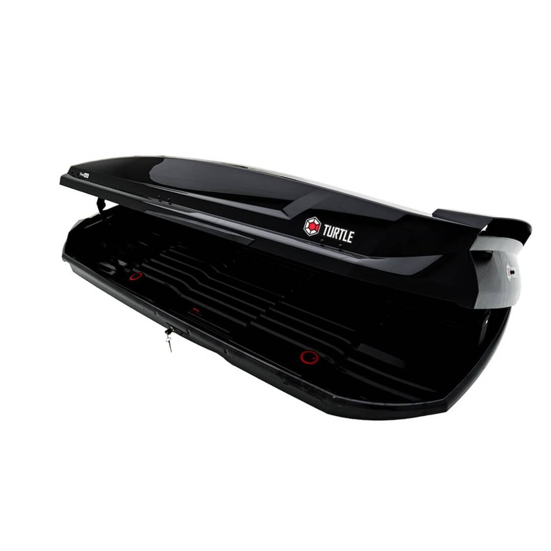 TURTLE Tirol 420L Roof Box Piano Black - 5