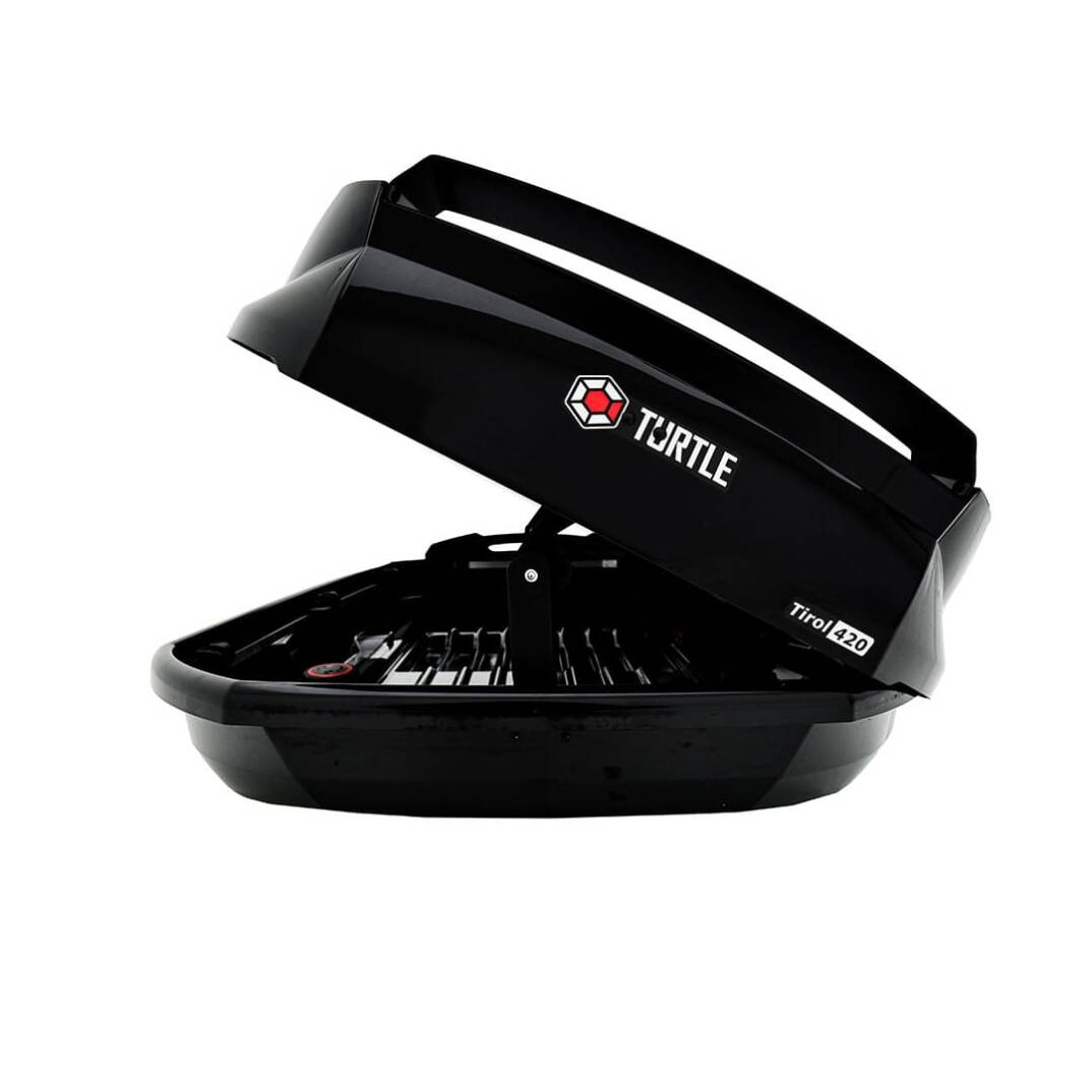 TURTLE Tirol 420L Roof Box Piano Black - 6
