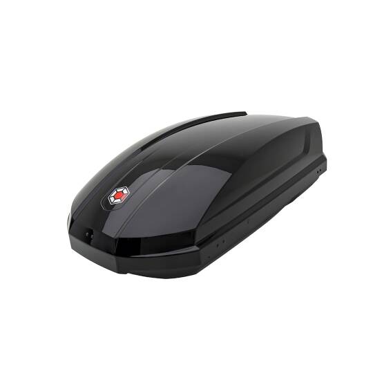 TURTLE Yetti 300L Roof Box Piano Black - 2